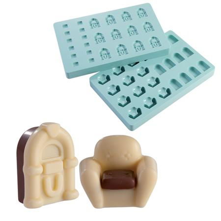 Set 2 Matrite Praline Vintage - Cutie Muzicala si Fotoliu [1]