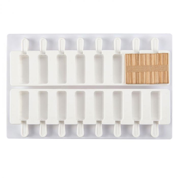 Set 2 Matrite Silicon Brick Mini Inghetata pe bat 35 ml, 16 cavitati [1]