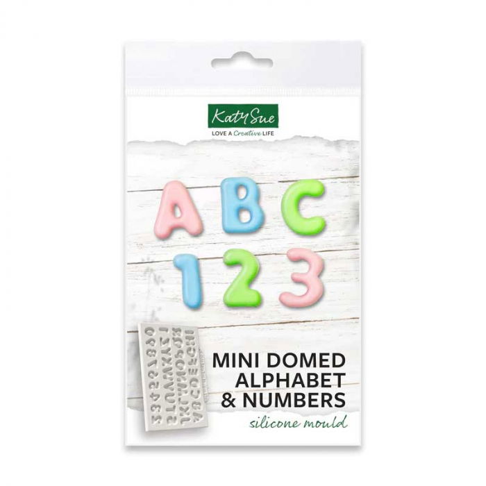 Set 2 Mulaje Silicon Alfabet si Cifre Mignon, Stil Bombat, 1.2 x 1.5 cm [3]