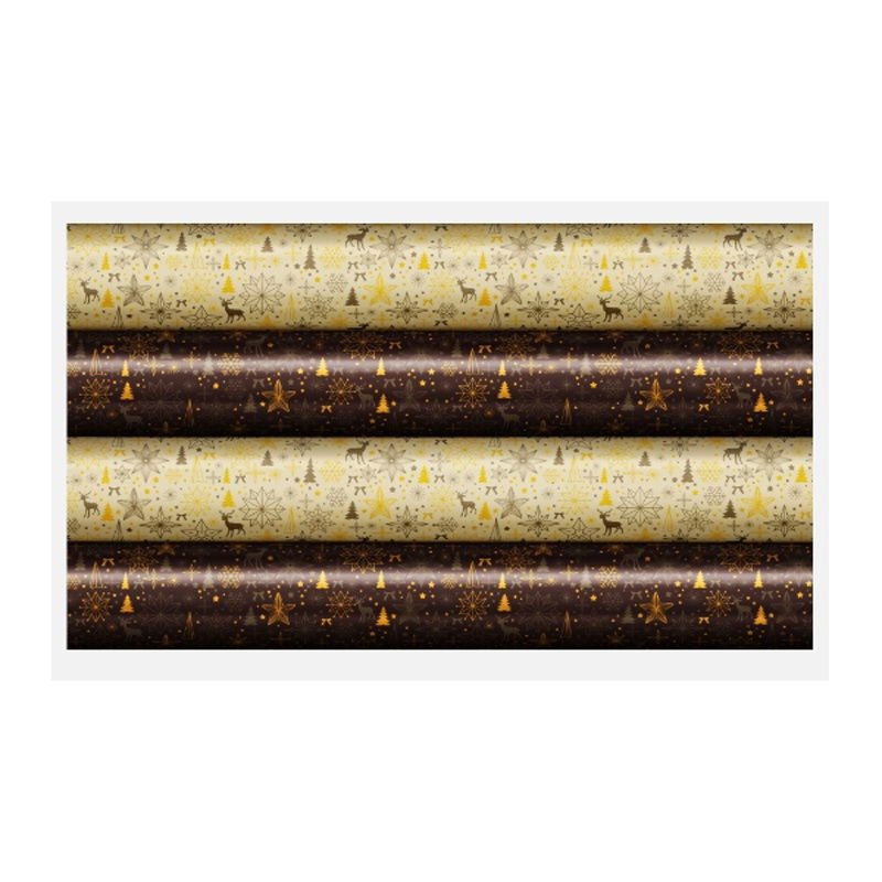 Set 24 Folii Transfer Ciocolata 2 Modele Craciun 30 x 40 cm [1]