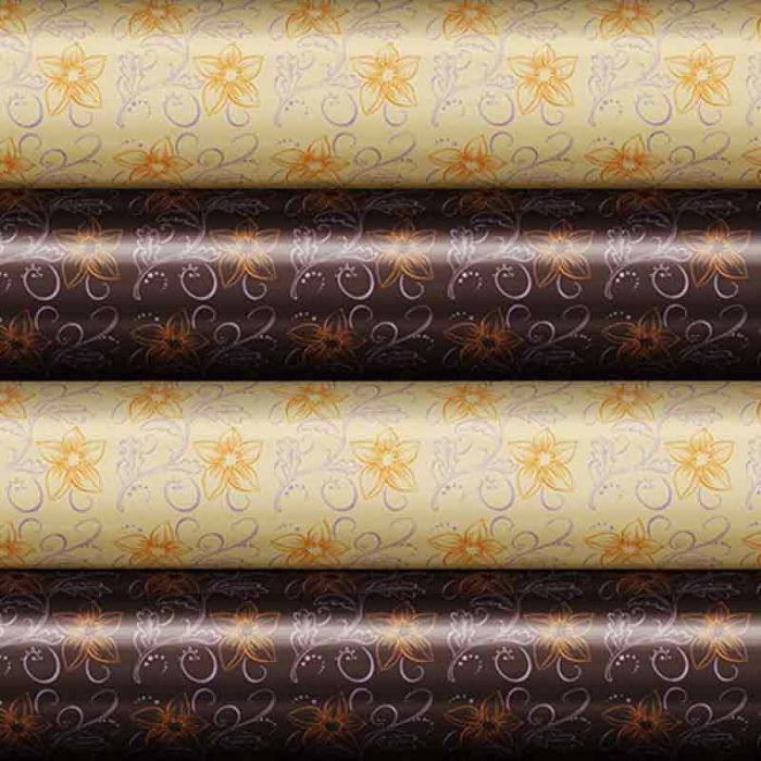 Set 24 Folii Transfer Ciocolata 4 Modele Flori si Fluturi 30 x 40 cm [1]