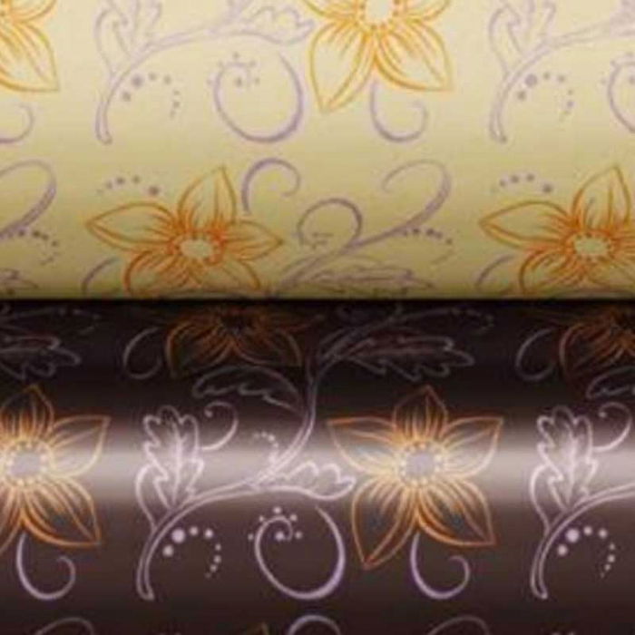 Set 24 Folii Transfer Ciocolata 4 Modele Flori si Fluturi 30 x 40 cm [5]