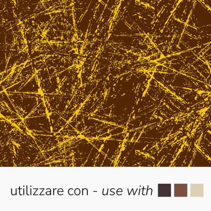 Set 30 Folii Transfer Decor Ciocolata Galben, 34 x 26.5 cm [1]