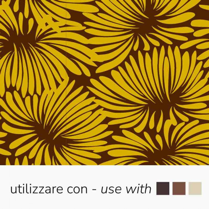 Set 30 Folii Transfer Decor Ciocolata Galben Frunze, 34 x 26.5 cm [1]