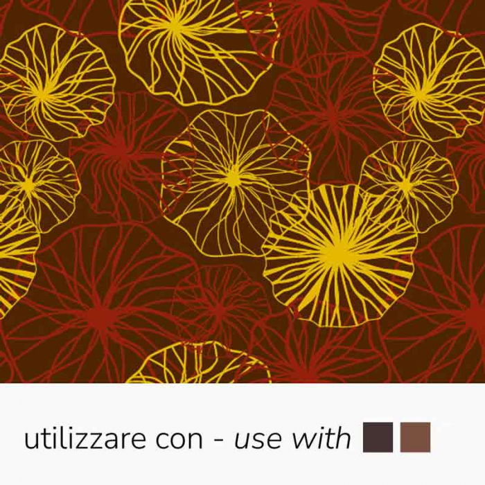 Set 30 Folii Transfer Decor Ciocolata Galben si Rosu, 34 x 26.5 cm [1]