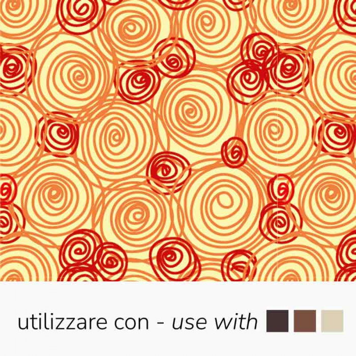 Set 30 Folii Transfer Decor Ciocolata Rubiniu si Bronz, 34 x 26.5 cm [1]