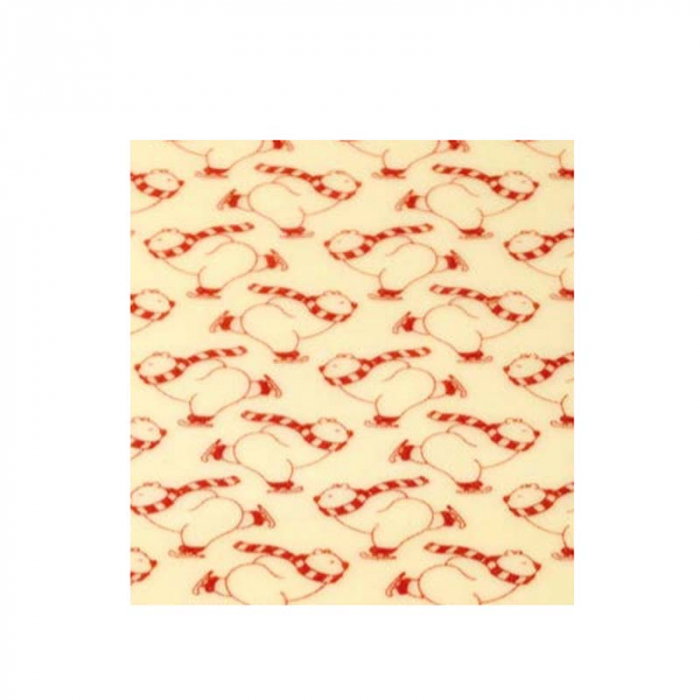 Set 30 Folii Transfer Decor Ciocolata Urs Polar, 34 x 26.5 cm [1]