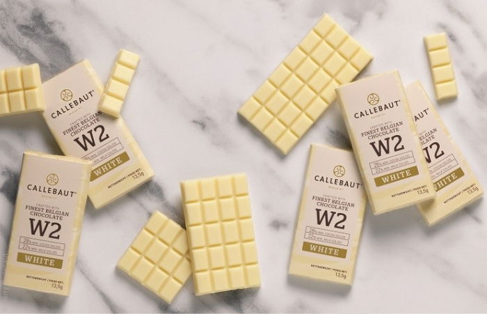 Mini Tablete Ciocolata Alba Napolitans Nap W2, set 75 buc, Callebaut [1]