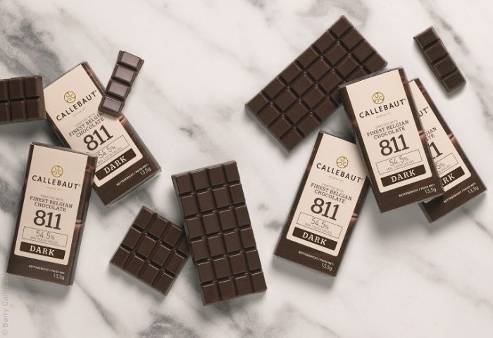 Mini Tablete Ciocolata Neagra Napolitans NAP 811, set 75 buc, Callebaut [1]