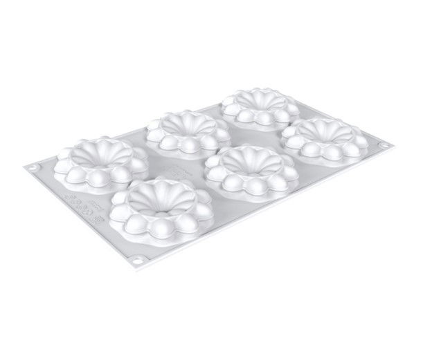 Set Tarte 3D Bloom Mini Flower Ø7.65 x H 1.7 cm + Rama Microforata Ø 8 x H 2 cm [3]