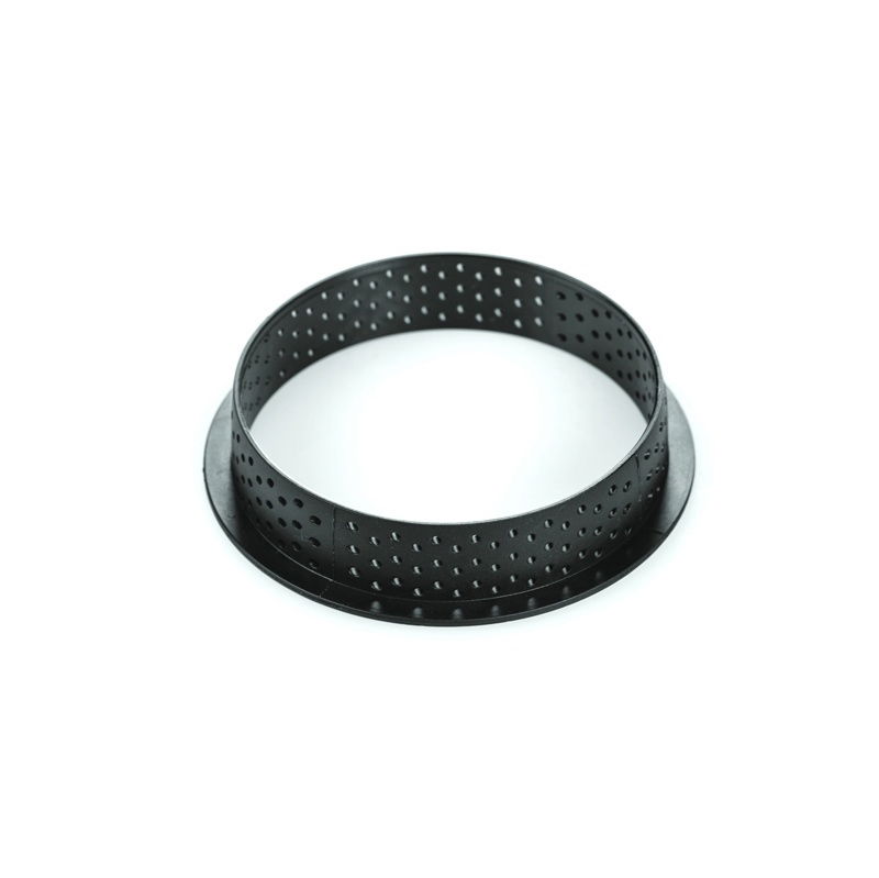 Set Tarte Albia Ø 7 m, 6 Rame Microforate + Forma Silicon 6 cavitati Ø 6.5 x H 6.1 cm 106 ml [3]