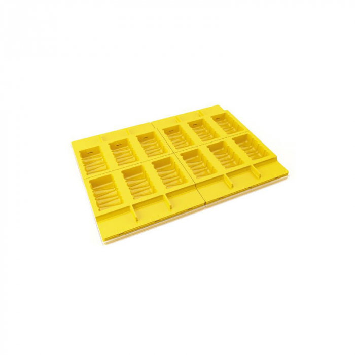 Set Tava si 4 Matrite Silicon Inghetata pe bat Maracaibo 12 cavitati, 85 ml [1]