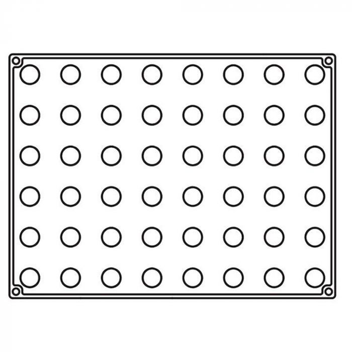 Sfere Ø 2 cm - Forma Silicon 30x40 cm, 48 cavitati [3]
