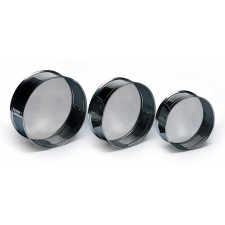 Sita Inox cu Retea ganulatie 0.50 mm, Ø 21 x H 7.5 cm [2]