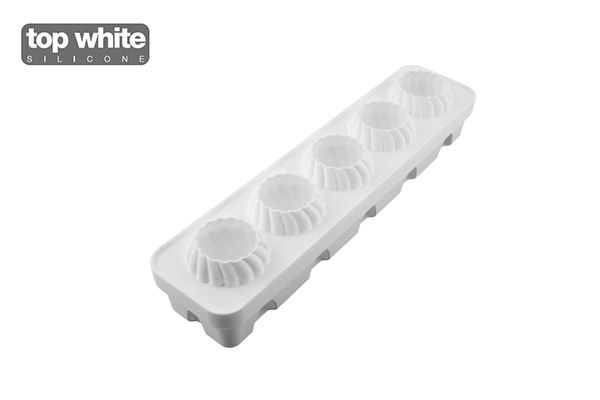 Smochina 3D, Ø6.7xH7.35 cm - Forma Silicon Monoportii, 5 cavitati [4]