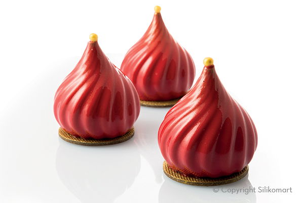 Smochina 3D, Ø6.7xH7.35 cm - Forma Silicon Monoportii, 5 cavitati [6]