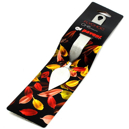 Spatula Inox Decor Ciocolata - Frunza model B, 6x3 cm [4]