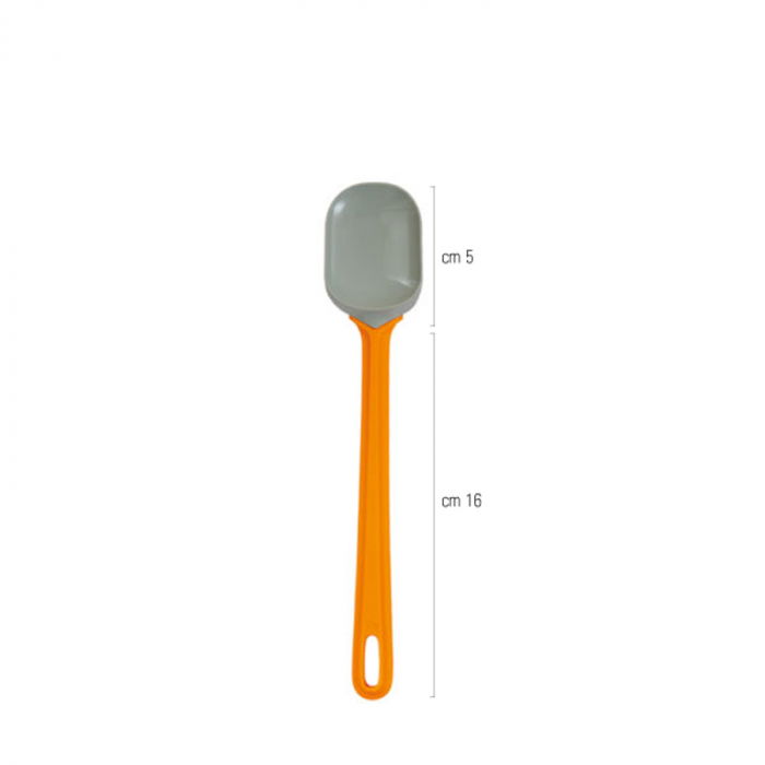 Paleta - Spatula Silicon Tip Lingura cu Maner Plastic Temp Max 230°C, L 21 cm [2]