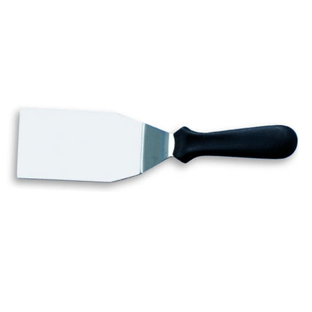 Spatula Unghiulara din Inox cu Maner Plastic, Lama Rigida L 12.5 x 8 cm [1]