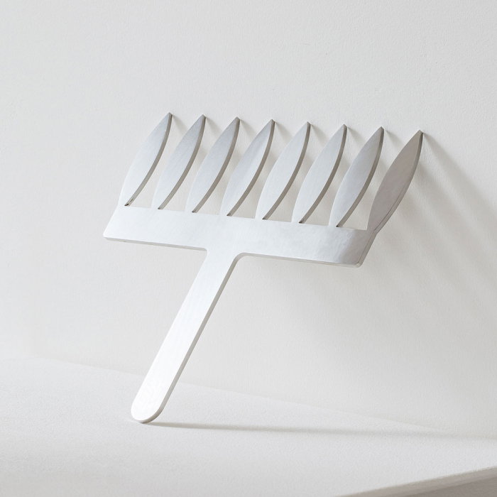 Spatule Inox Decor Ciocolata - Frunza model S, H 6 cm, 8 tije [1]