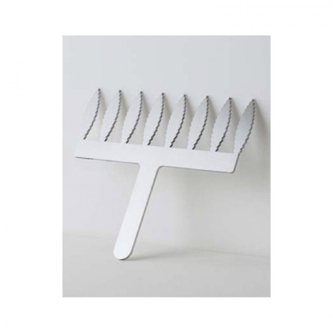 Spatule Inox Decor Ciocolata - Fulg model S, H 6 cm, 8 tije [1]