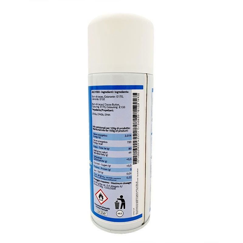 SPRAY VELVET - Colorant Alimentar Albastru fara E171, 400 ml - Azo Free [2]