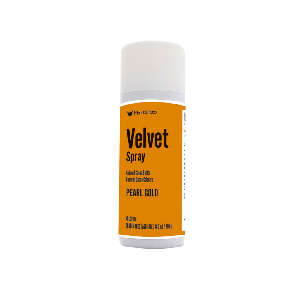 SPRAY VELVET - Colorant Alimentar Auriu Perlat fara E171, 400 ml [1]
