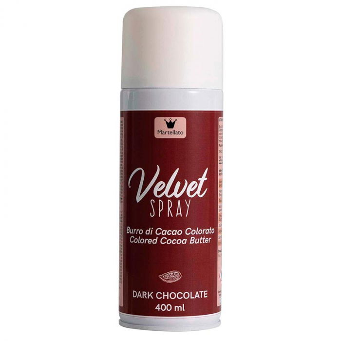 SPRAY VELVET - Colorant Alimentar Ciocolata Neagra fara E171, 400 ml [1]