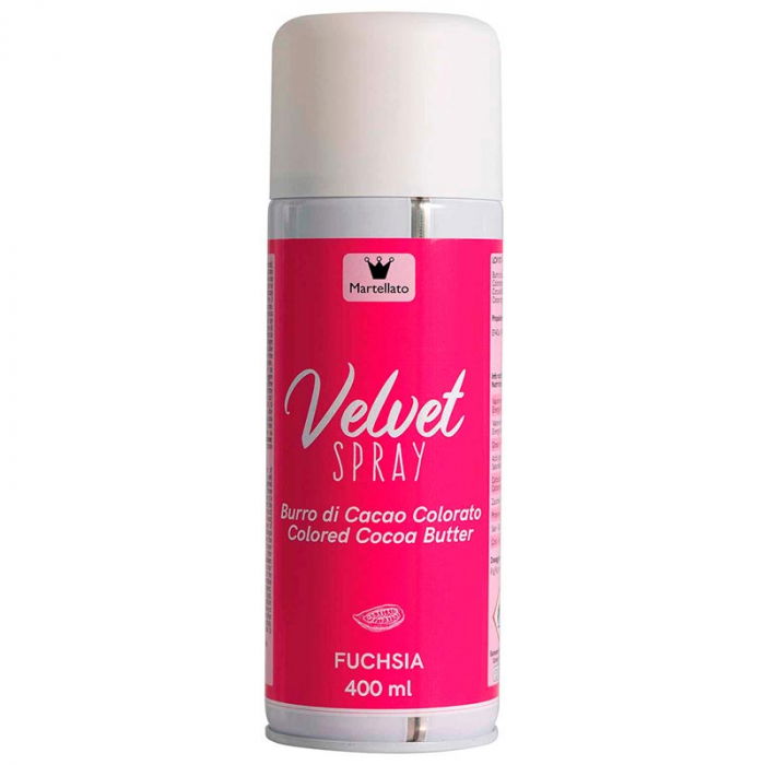 SPRAY VELVET - Colorant Alimentar Fucsia fara E171, 400 ml [1]