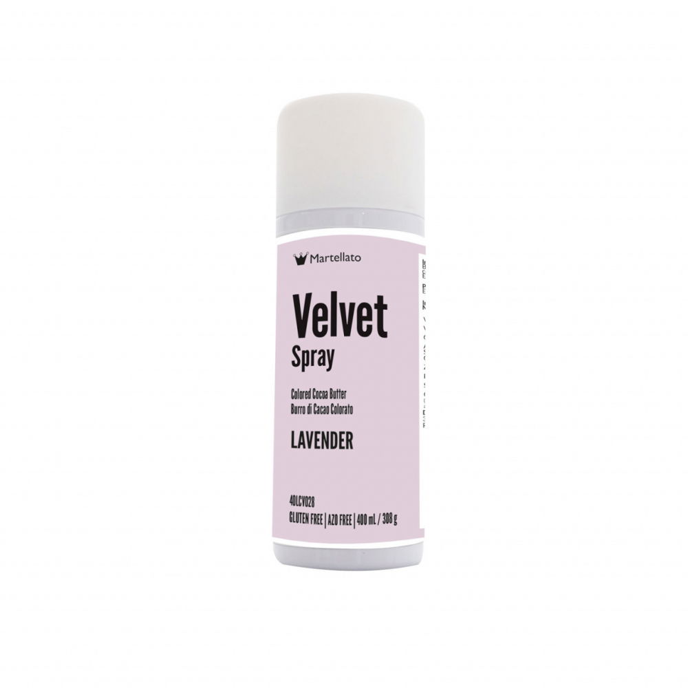 SPRAY VELVET - Colorant Alimentar Lavanda fara E171, 400 ml [1]