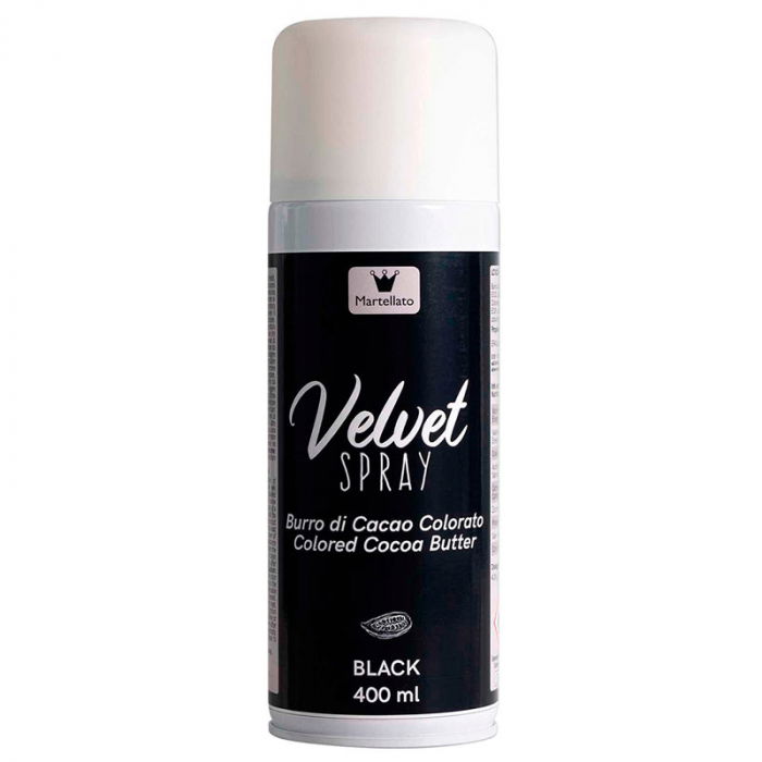 SPRAY VELVET - Colorant Alimentar Negru fara E171, 400 ml [1]
