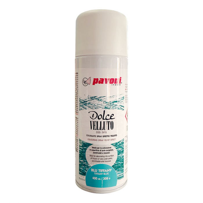 SPRAY VELVET - Colorant Alimentar Turcoise fara E171, 400 ml [1]