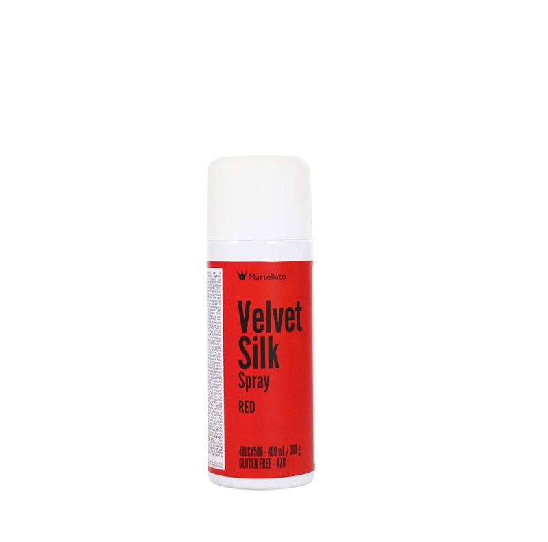 SPRAY VELVET Silk - Colorant Alimentar Rosu, 400 ml [1]