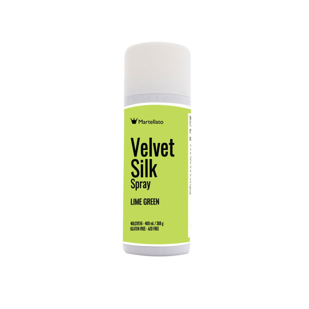 SPRAY VELVET Silk - Colorant Alimentar Verde Lime, 400 ml [1]