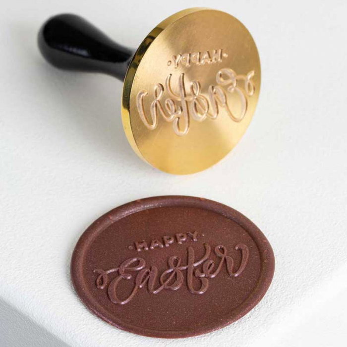 Stampila pentru Sigiliu Decoruri Ciocolata Model Paste Ø 3 cm [1]