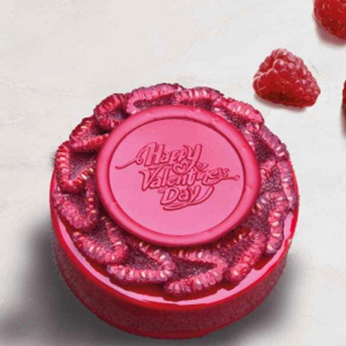 Stampila pentru Sigiliu Decoruri Ciocolata Model Valentine's Ø 3 cm [2]