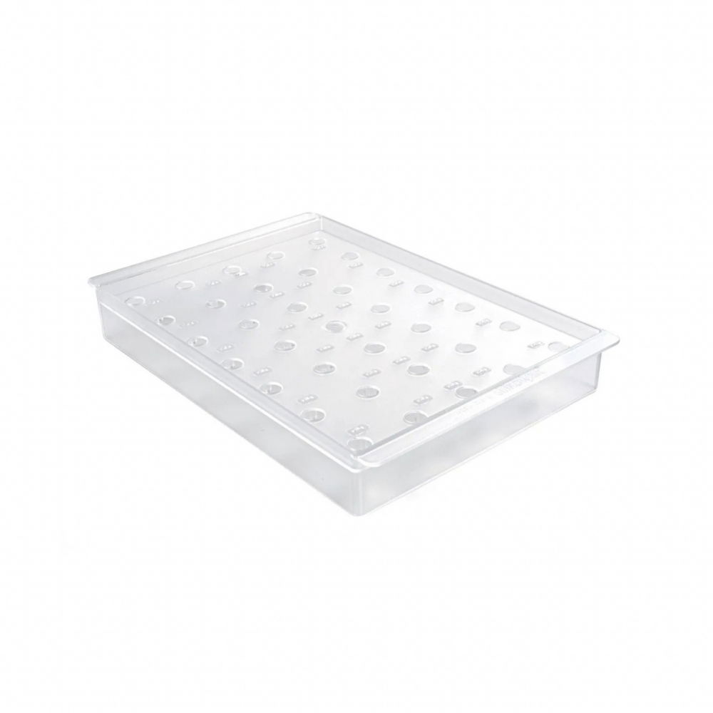Suport 24 Produse pe Bastonase, 36 x 23.5 x H 4.8 cm, Plastic Transparent [1]