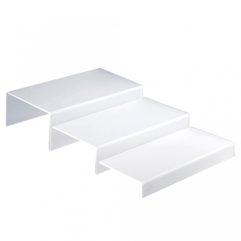 Suport Bufet Modular 3 Etaje, Plexiglas Satinat, 40 x H 12 cm [1]