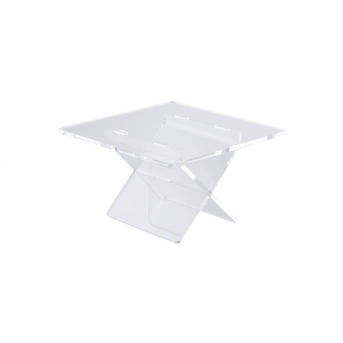 Suport Bufet Plexiglas Transparent 30 x 30 x H 19 cm [1]