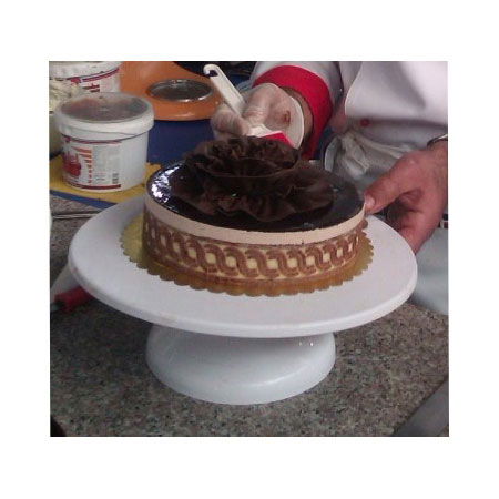 Suport Rotativ Decor Tort, Material Plastic, Ø 32 x H 10 cm [3]