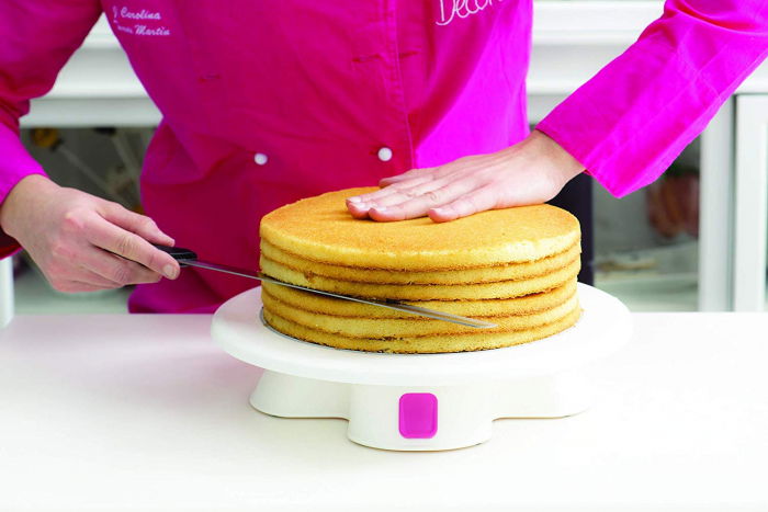 Suport Rotativ Decor Tort, Material Plastic, Ø 32 x H 7 cm [3]