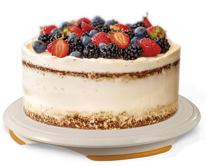 Suport Rotativ Decor Tort, Material Plastic, Ø 30.5 x H 3.2 cm [2]