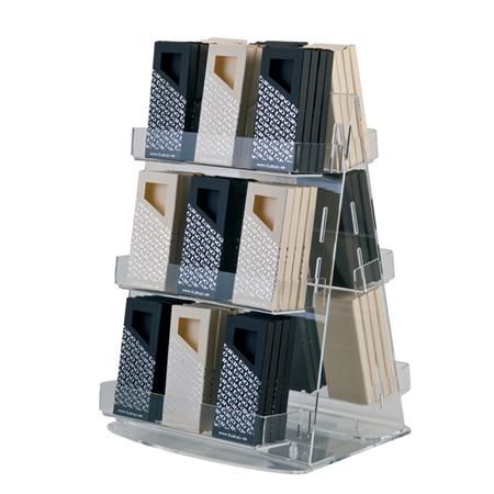 Suport Tablete Ciocolata, 2 Fete Expunere, Plexiglas Transparent, 30 x 30 x H 40 cm [1]