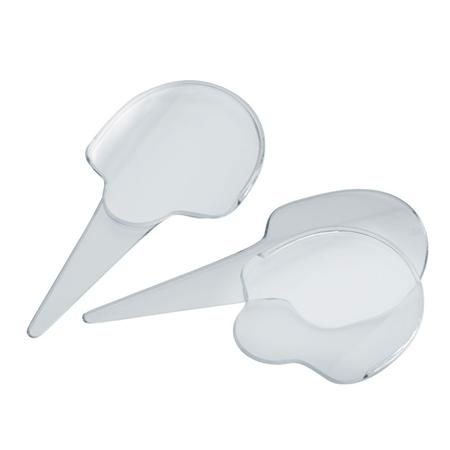 Suporturi Transparente pentru Etichete Produs, 9.5 x H 19 cm, Set 10 buc [1]