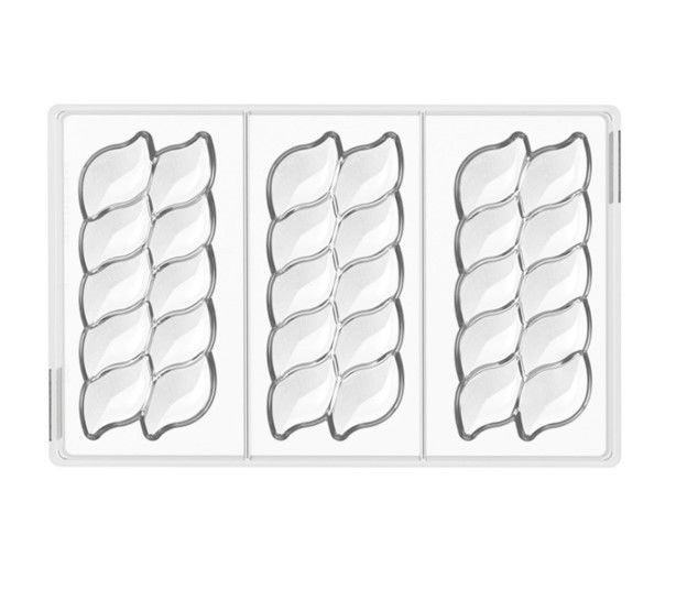 Tablete Ciocolata 14.3 x 6 x H 1.3cm - Matrita policarbonat Riflesso, 3 cavitati (CH041) [2]