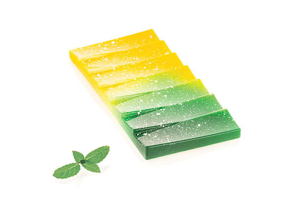 Tablete Ciocolata 15 x 7 x H 1.1 cm - Matrita Policarbonat Wave, 3 cavitati (CH002) [1]