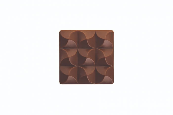 Tablete Ciocolata 7 x 7 x H 1.4 cm - Matrita policarbonat Piramida Mini, 6 cavitati [2]