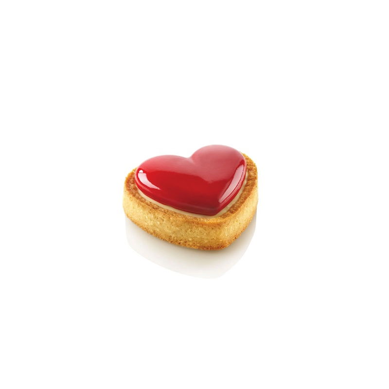 Tarte Inima 8 x 7 x H 2 cm - Rame Termoplastic Microforate, Set 8 buc [4]