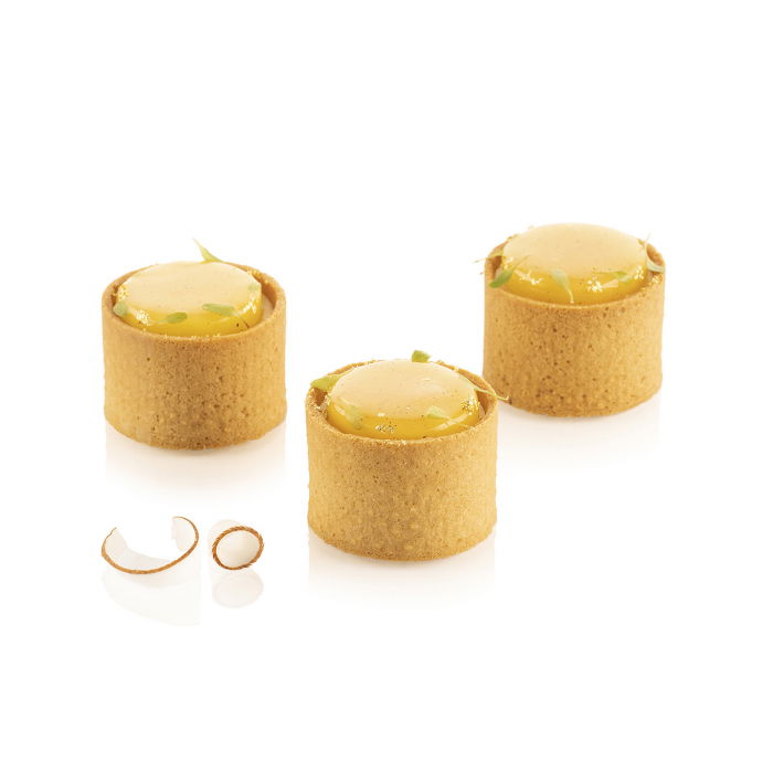 Tarte Rotunde Ø 5 x H 3.5 cm - Rame Termoplastic Microforate, Set 6 buc [2]