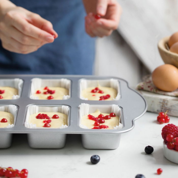 Tava 8 Cavitati MiniChec 9.5 x H 6.3 cm, Otel Antiaderent [4]